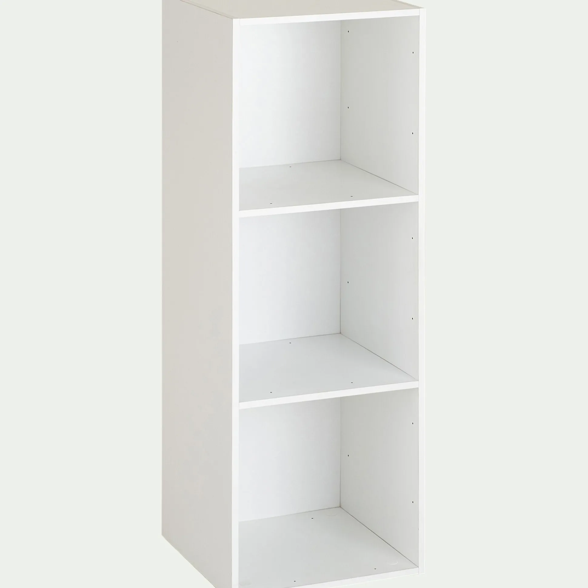 Etagère 3 cases en bois - blanc