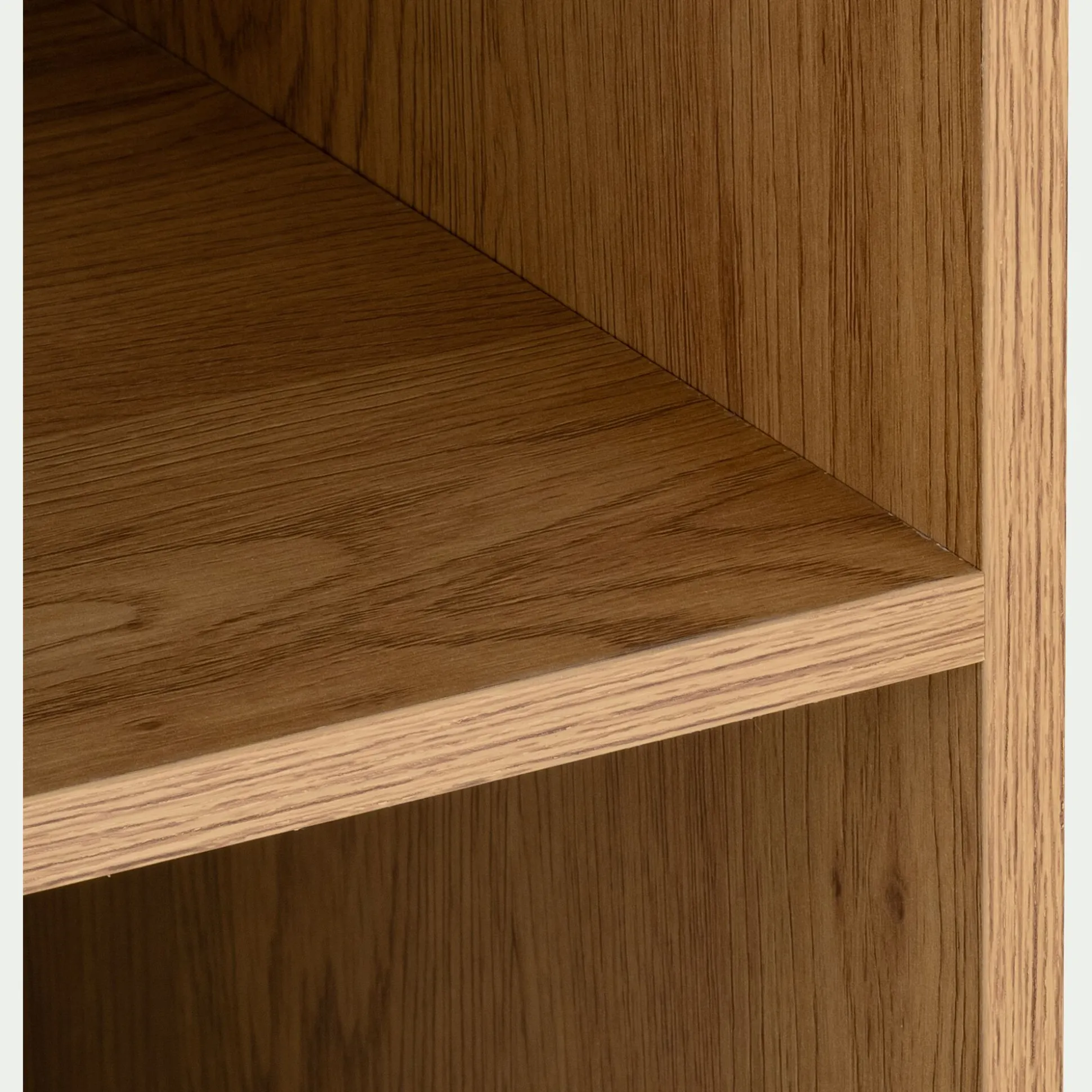 Etagère 2 cases en bois - bois clair