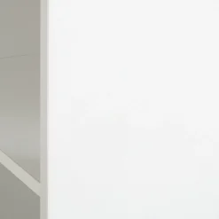 Etagère maison 5 cases en bois - blanc