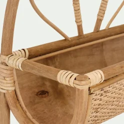 Etagère murale en rotin - naturel L40,5xl16,5xH63cm