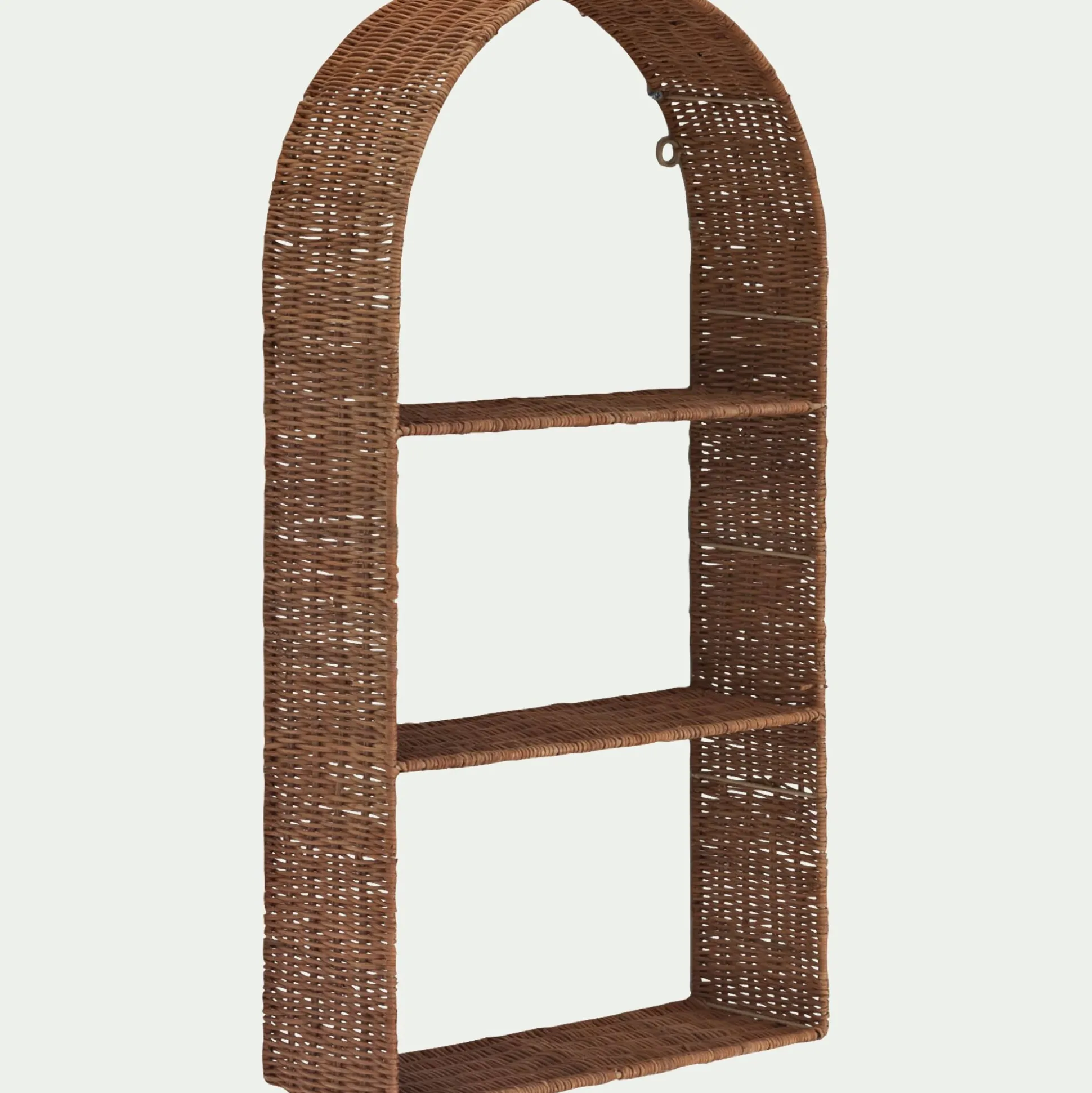 Etagère murale en rotin L40xH72cm - naturel