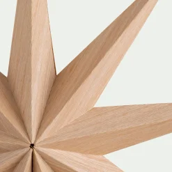 Etoile à suspendre en papier D30cm - beige