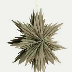 Etoile à suspendre en papier D30cm - vert