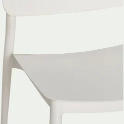 Fauteuil de jardin en aluminium - blanc
