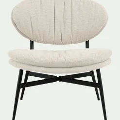 Fauteuil en tissu - beige alpilles