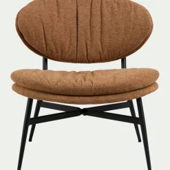 Fauteuil en tissu - brun rustrel