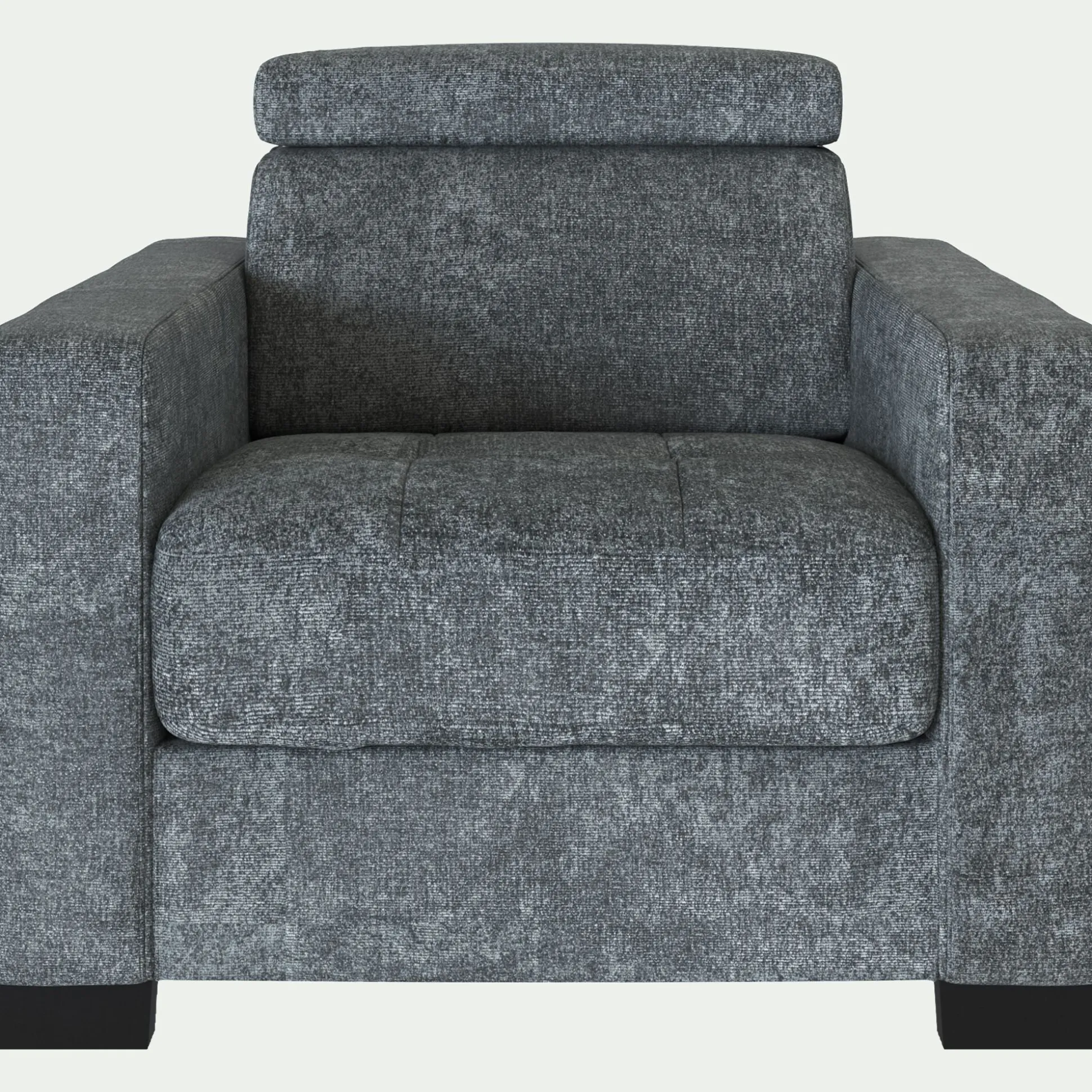 Fauteuil en tissu Genesis - gris ardoise