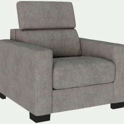 Fauteuil en tissu Monclar - taupe
