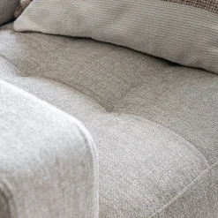 Fauteuil en tissu pop - beige