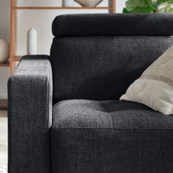 Fauteuil en tissu pop - gris