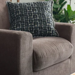 Fauteuil en tissu storm - taupe