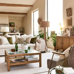 Fauteuil en velours - brun châtaigner