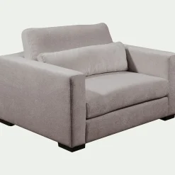 Fauteuil fixe en tissu Genesis 1,5 places - gris