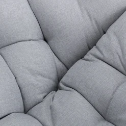 Fauteuil relax en tissu - gris borie