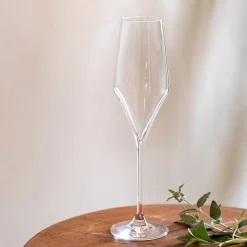 Flûte à champagne en cristallin 22cl - transparent