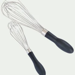 Fouet en inox 28cm - noir