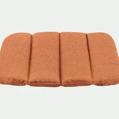 Galette de chaise indoor & outdoor en tissu déperlant - marron rustrel