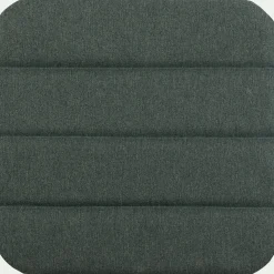 Galette de chaise indoor & outdoor en tissu déperlant - vert cèdre