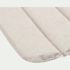 Galette de chaise indoor & outdoor en tissu déperlant - beige alpilles