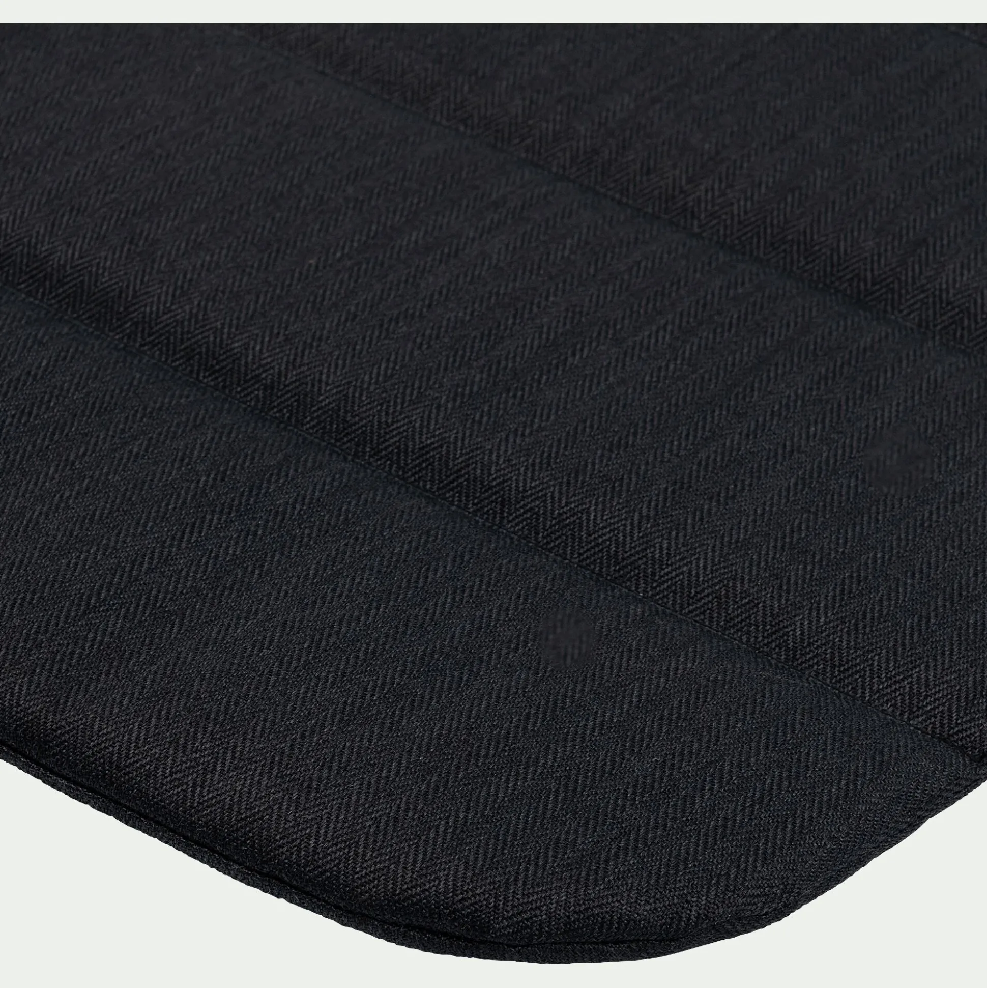 Galette de chaise indoor & outdoor en tissu déperlant - gris ardoise