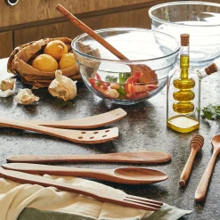 Gamme d'ustensiles de cuisine en bois d'olivier