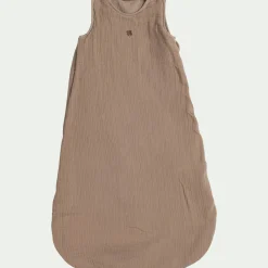 Gigoteuse évolutive en gaze de coton bio - marron noisette