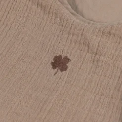 Gigoteuse évolutive en gaze de coton bio - marron noisette