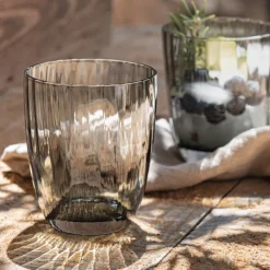 Gobelet en verre 31cl - gris