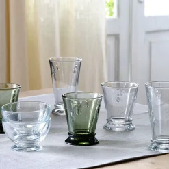 Gobelet en verre pressé 31cl - transparent