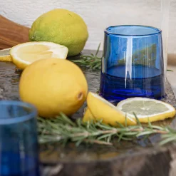 Gobelet en verre recyclé 20cl - bleu