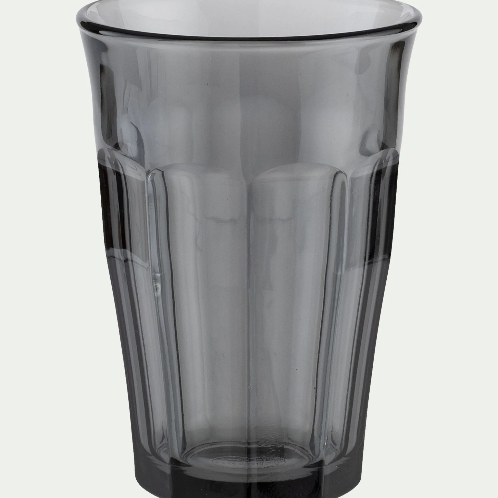 Gobelet haut en verre 36cl - gris