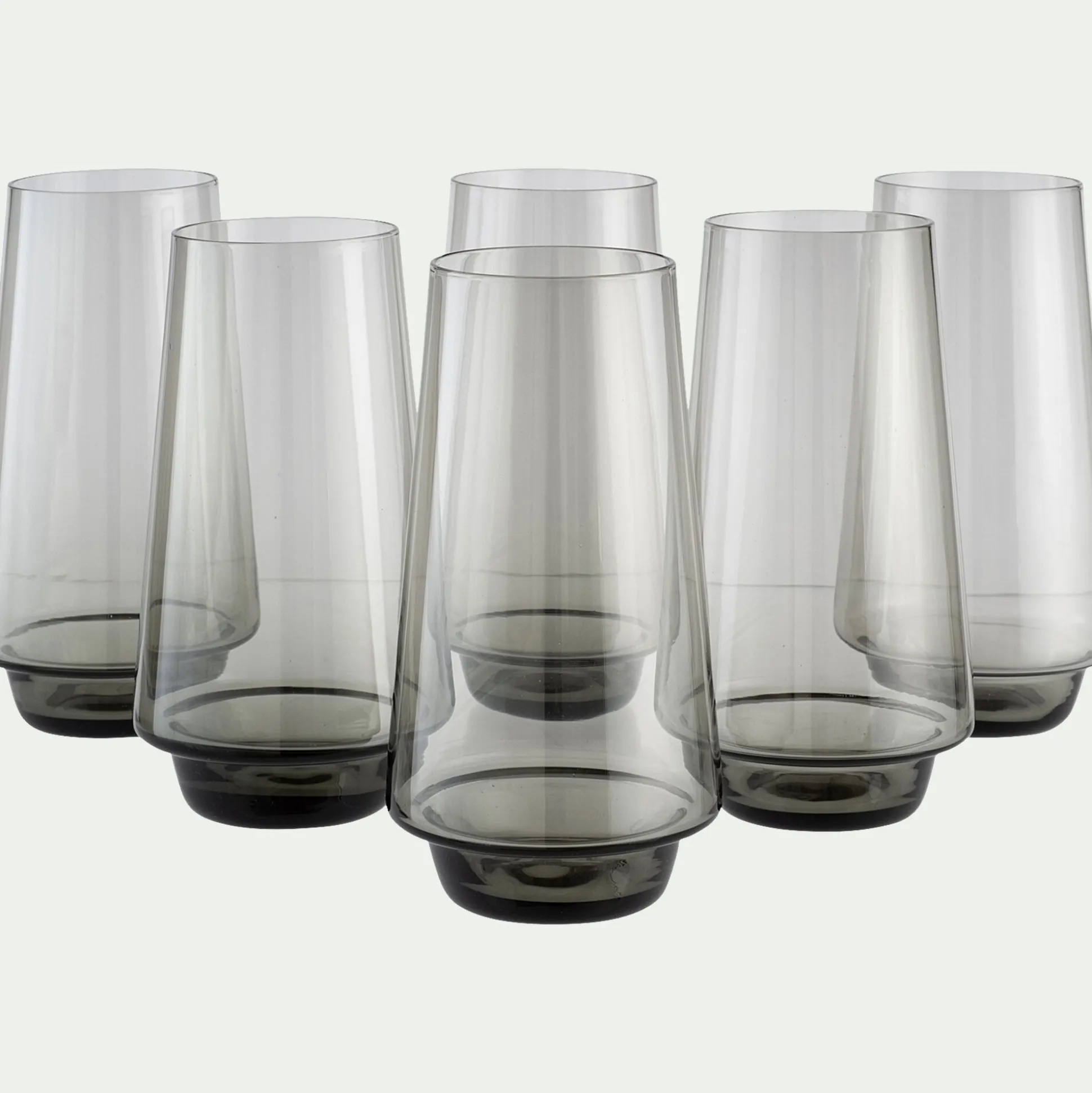 Gobelet haut en verre sodo-calcique 46cl - noir