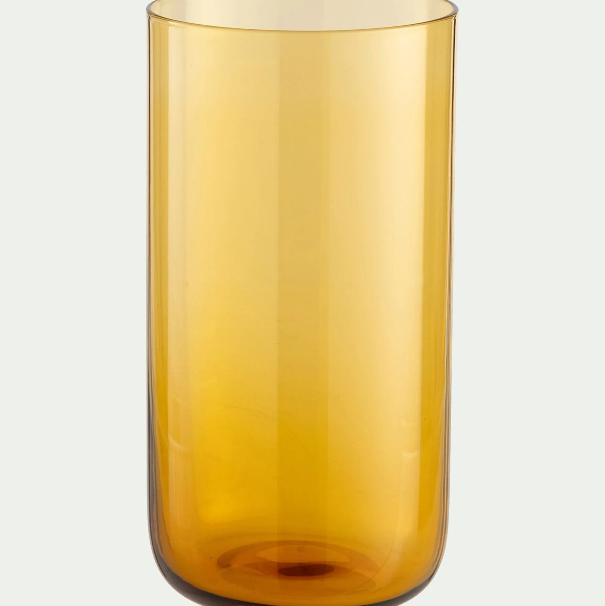 Gobelet haut en verre sodo-calcique 51cl - jaune