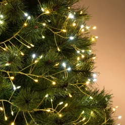 Guirlande lumineuse grappe L6m - doré