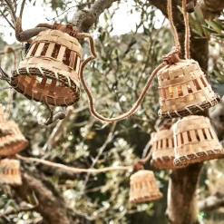 Guirlande lumineuse solaire naturelle 8m - beige