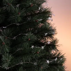 Guirlande lumineuse étoiles L295cm - argenté