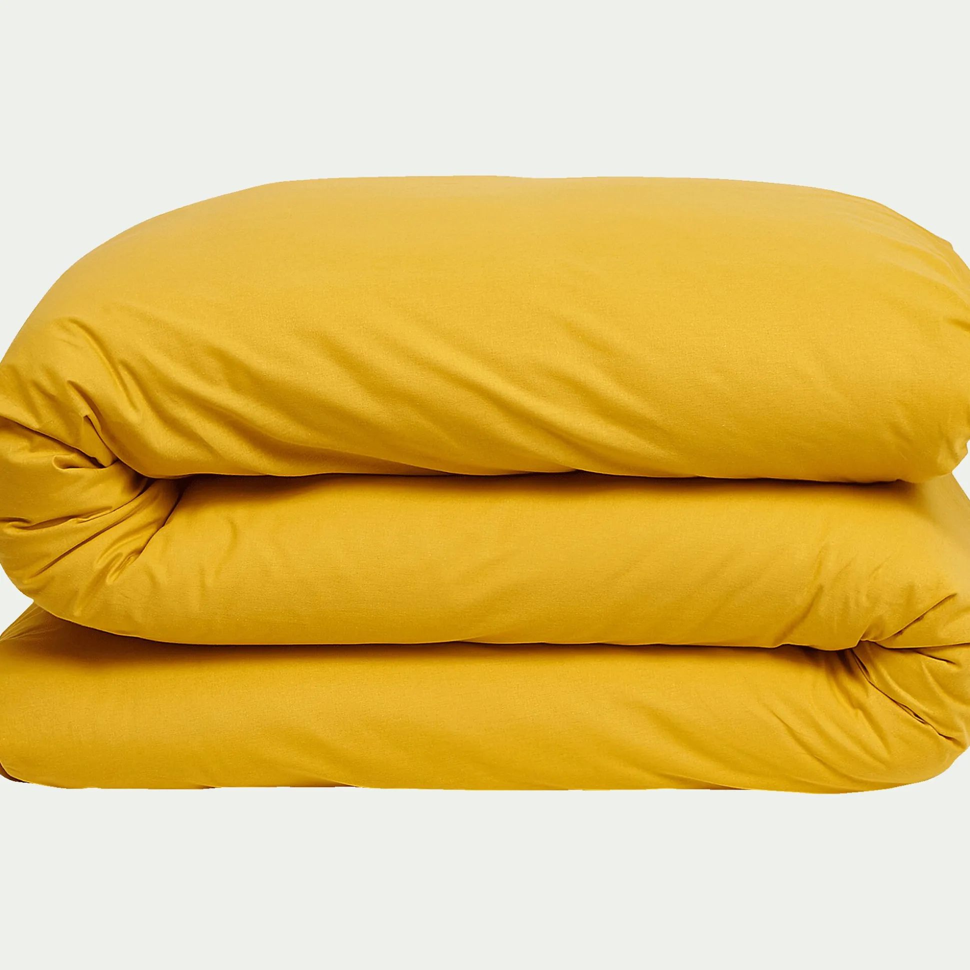 Housse de couette en coton - jaune genet 240x220cm