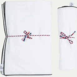 Housse de couette en percale de coton 260x240cm - blanc