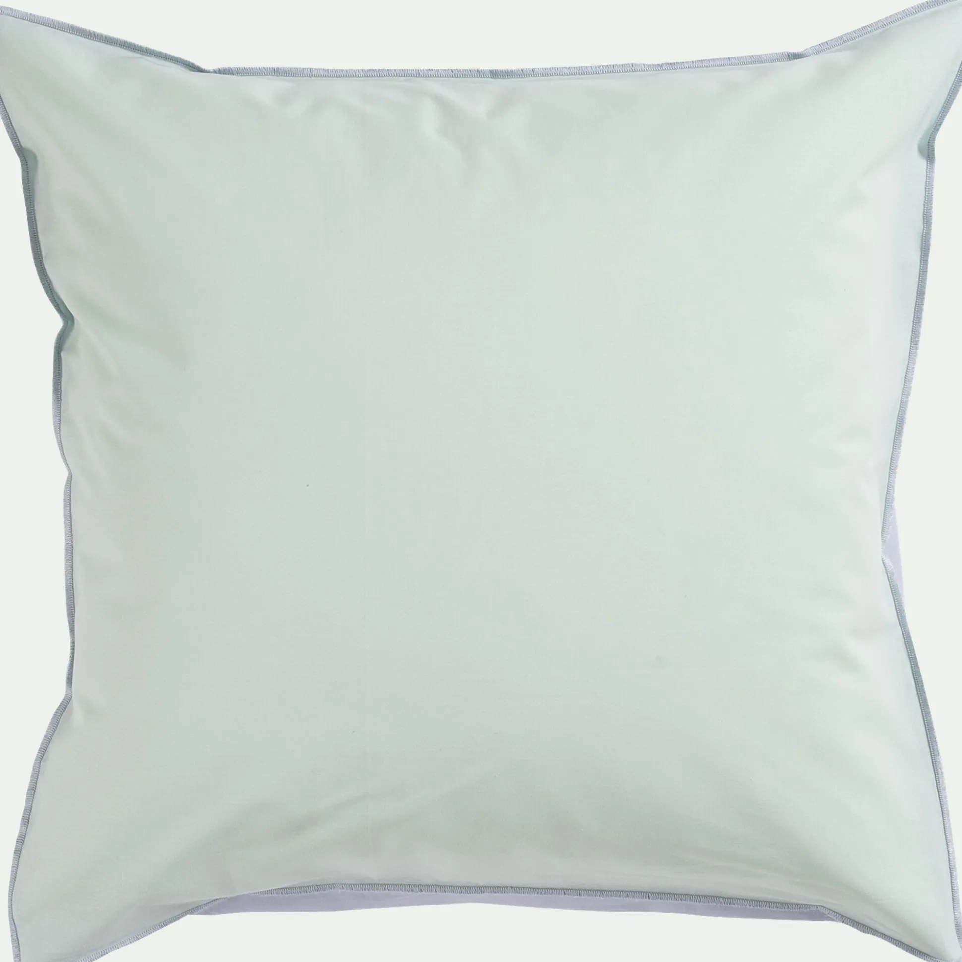 Housse de couette enfant bicolore 140x200cm et 1 taie d'oreiller 63x63cm - bleu