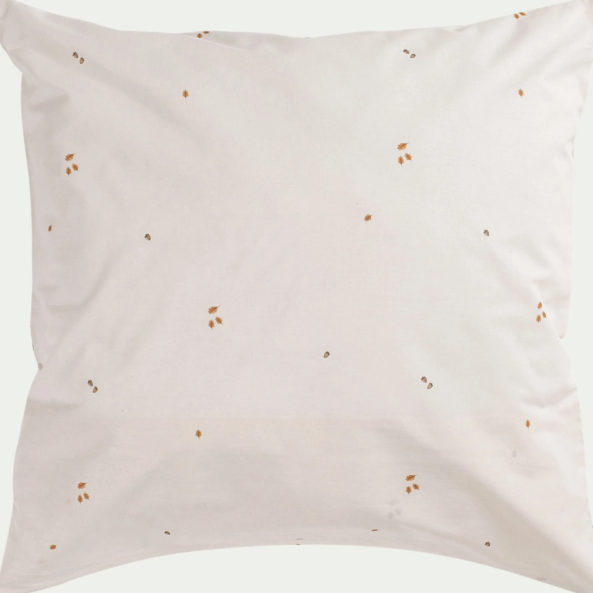 Housse de couette enfant 140x200cm et 1 taie d'oreiller 63x63cm motif animaux en coton - blanc