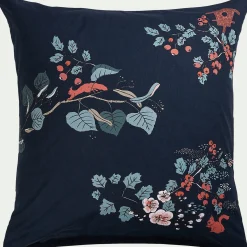 Housse de couette enfant 140x200cm et 1 taie d'oreiller 63x63cm - motifs bosquet nuit