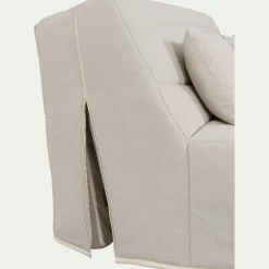 Housse pour canapé BZ et 2 housses de coussin 160x200 cm - beige