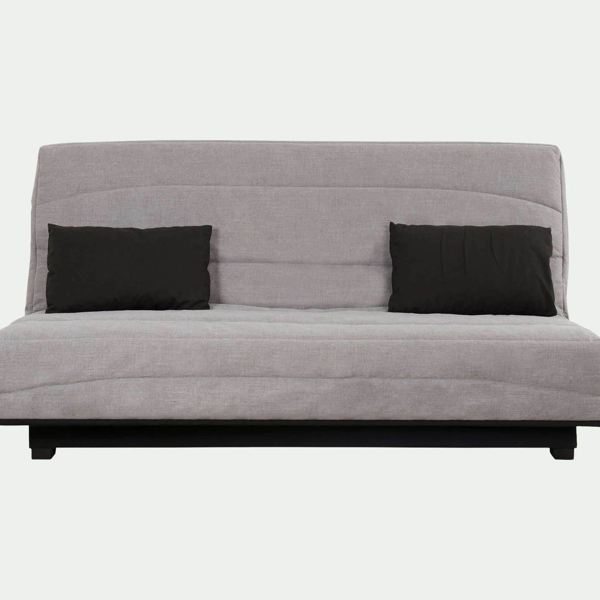 Housse pour canapé clic-clac et 2 housses de coussin 130x190cm - gris borie