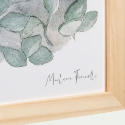 Image aquarelle encadrée famille de koalas - A4