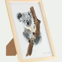 Image aquarelle encadrée Koala - A4