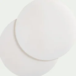 Kit disques de lissage ganache 23cm - blanc