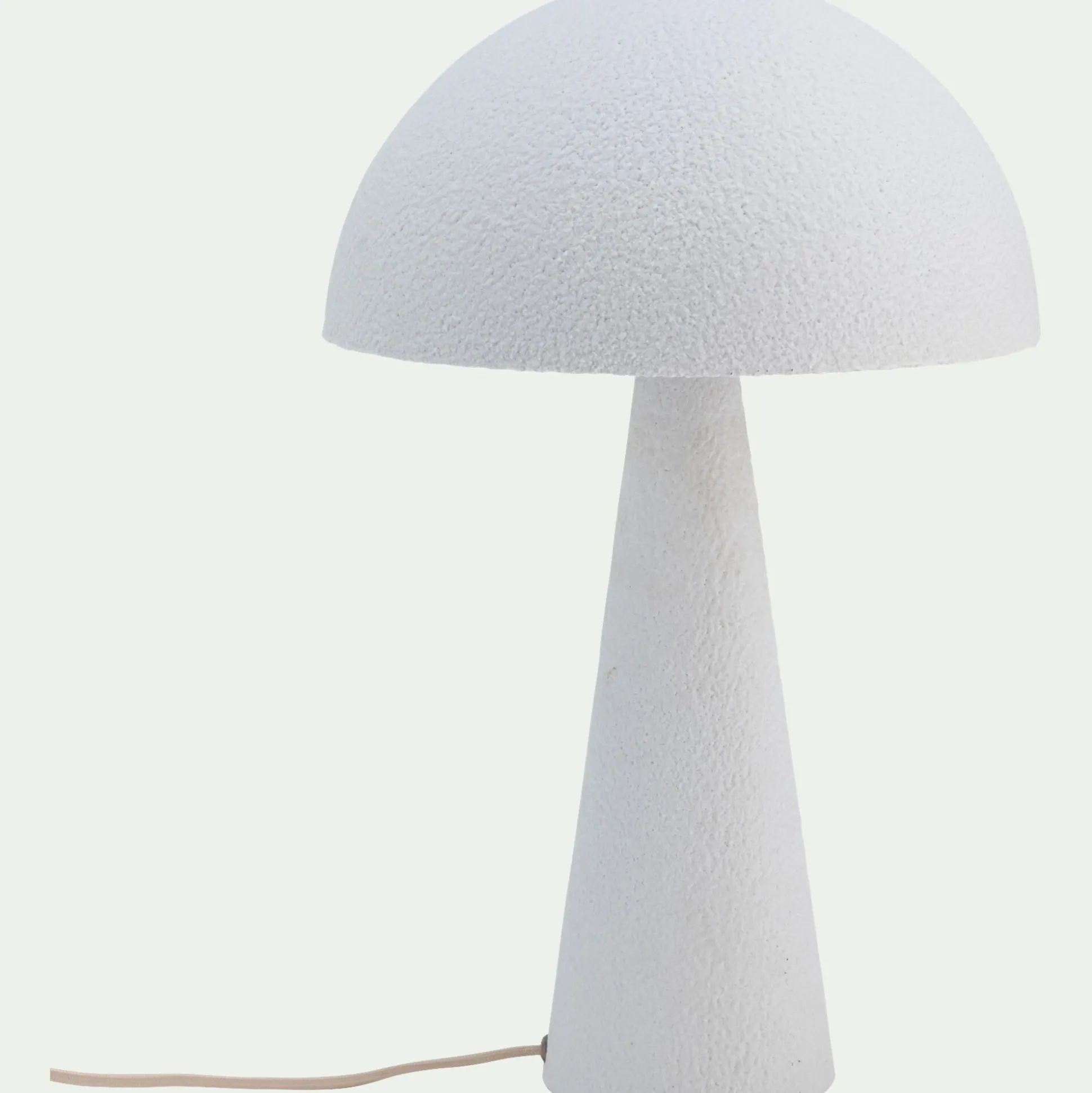 Lampe à poser électrifiée en acier H30cm - blanc