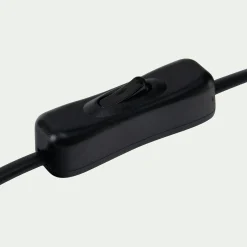 Lampe à poser électrifiée en papier tressé H39cm - naturel