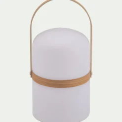 Lampe à poser pour l'extérieur H36xD18cm - blanc