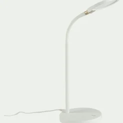 Lampe de bureau avec variateur H31,50cm - blanc